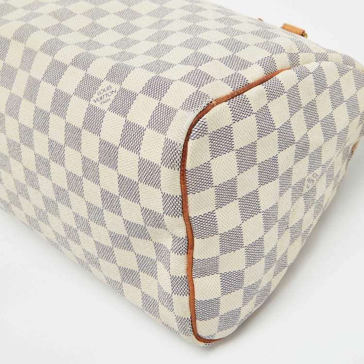 Louis Vuitton Damier Azur Canvas Speedy 30 Bag