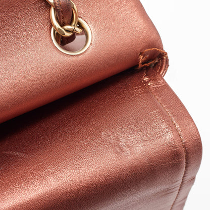 Chanel Copper Quilted Leather Maxi Classic Double Flap Bag – Rare Color