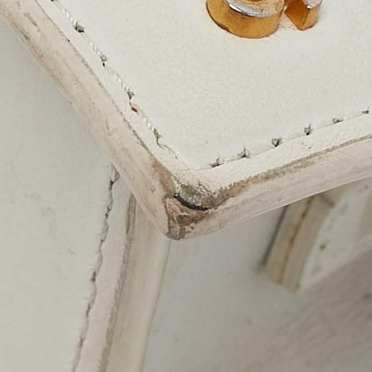 Jacquemus Le Chiquito Mini White Leather Bag