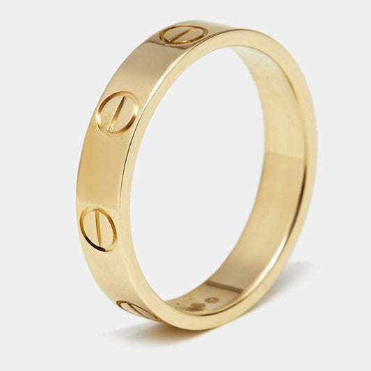 Cartier Love 18k Yellow Gold Ring Size 50