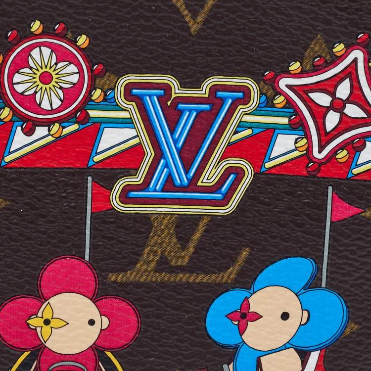 Louis Vuitton Monogram Canvas Christmas Animation Bumper Cars Coin Purse