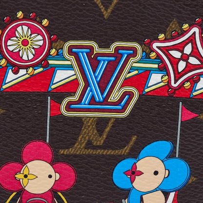 Louis Vuitton Monogram Canvas Christmas Animation Bumper Cars Coin Purse