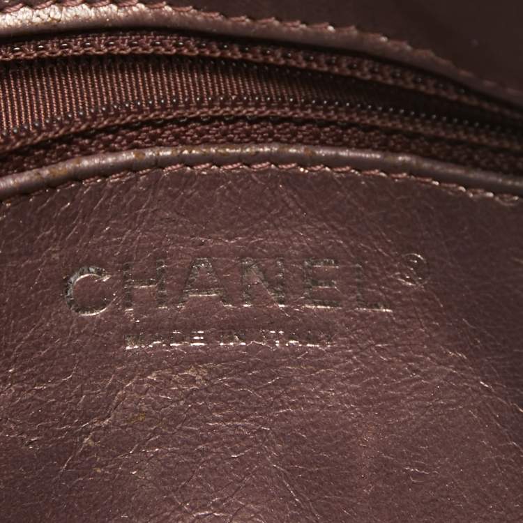 Chanel Metallic Pink Quilted Leather Reissue Camera Bag – Fair Condition