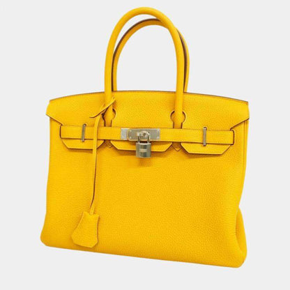 Hermès Birkin 30 Yellow Togo Leather