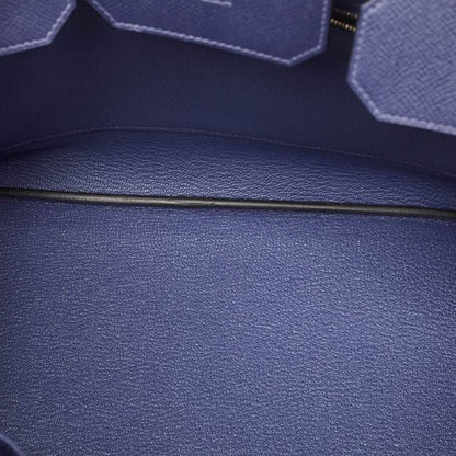 Hermès Birkin 35 Blue Saphir Epsom Leather