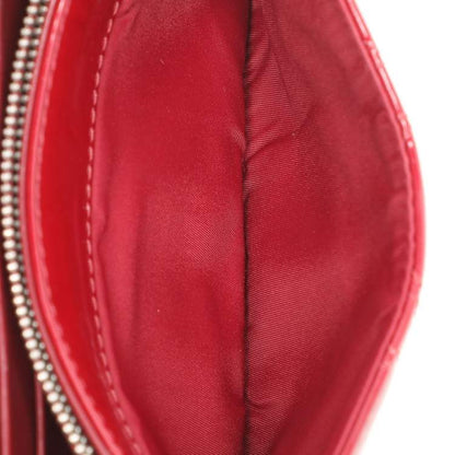 Dior Red Patent Leather Wallet