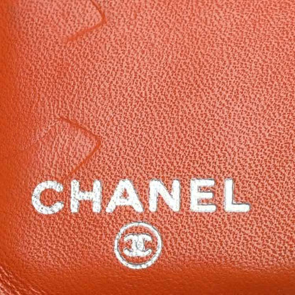 Chanel Brown Quilted Leather Cambon Ligne Compact Wallet