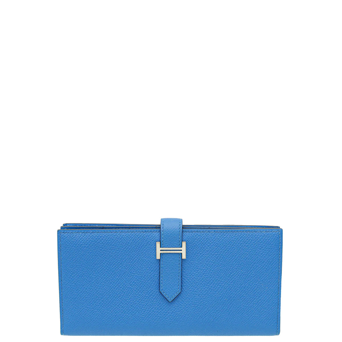 Hermès Béarn Wallet in Bleu France Epsom Leather