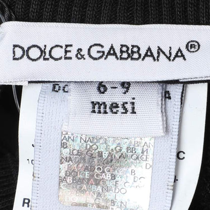 Dolce & Gabbana Baby Black Logo Knit Shorts – Size 6-9 Months (Brand New)