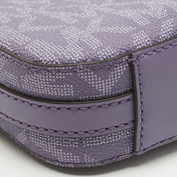 Michael Kors Lilac Signature Crossbody Bag
