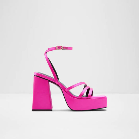 ALDO Hot Pink Square-Toe Heels – Landabriver | Size 39 & 40