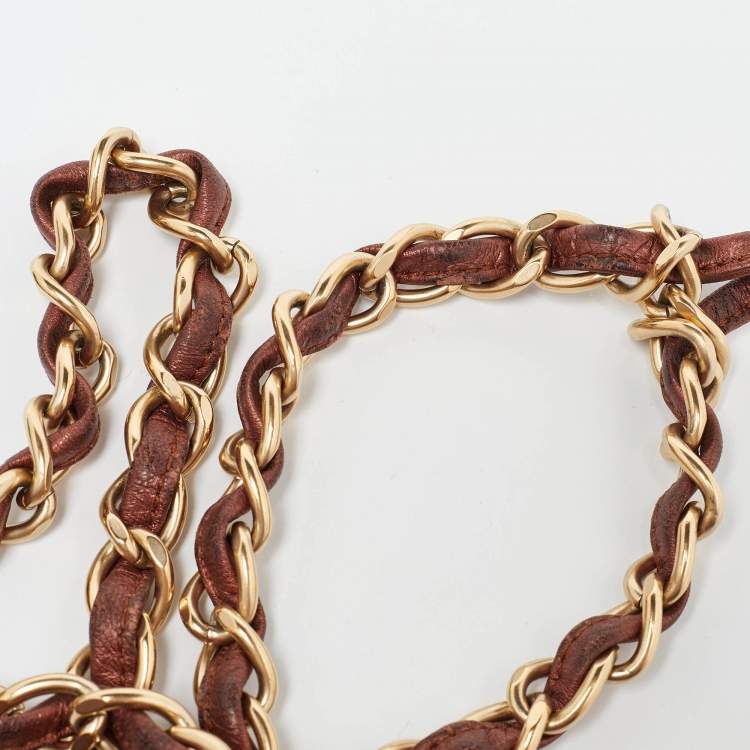 Chanel Copper Quilted Leather Maxi Classic Double Flap Bag – Rare Color