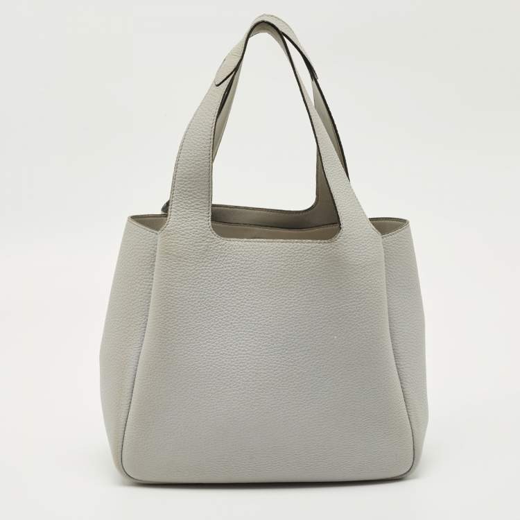 Prada Light Grey Tote Bag