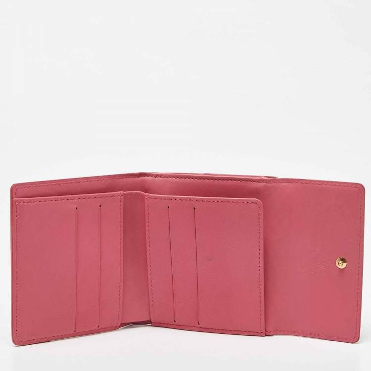 Louis Vuitton Framboise Vernis Monogram Elise Wallet