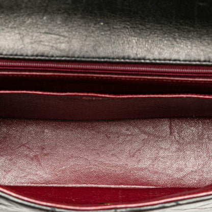 Chanel Black Lambskin Parent & Child Kelly Top Handle Set