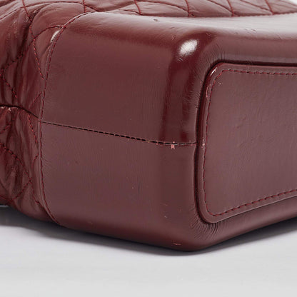 Chanel Red Quilted Leather Medium Gabrielle Hobo