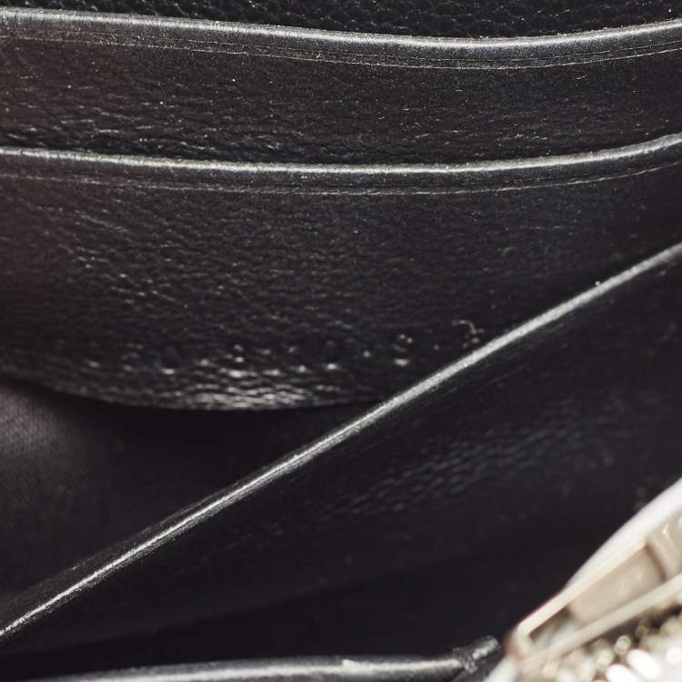 Balenciaga Silver Croc-Embossed Patent Leather Hourglass