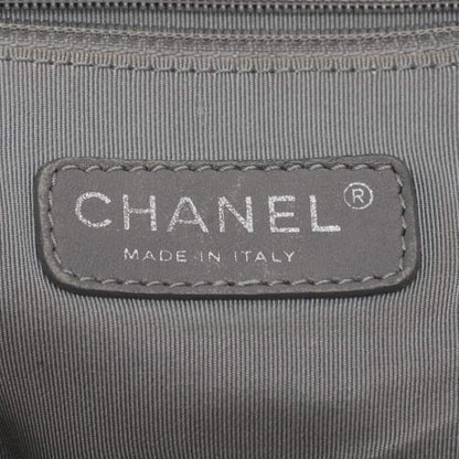 Chanel Black Quilted Glazed Leather Portobello Tote