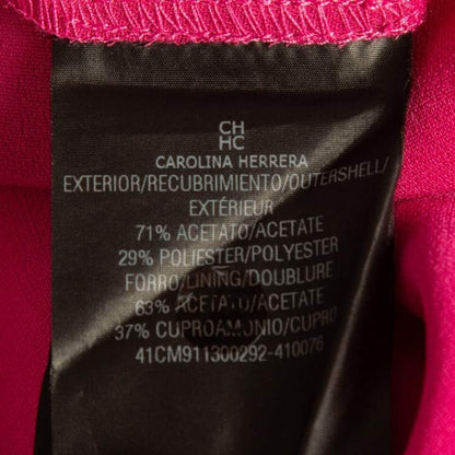 CH Carolina Herrera Pink Crepe Sleeveless Belted Maxi Dress – Size S