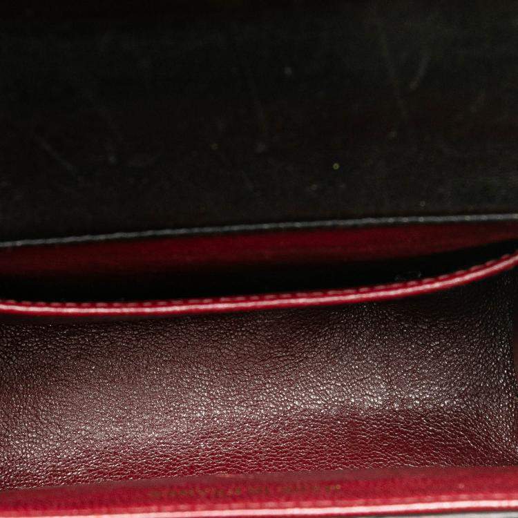 Chanel Black Lambskin Parent & Child Kelly Top Handle Set