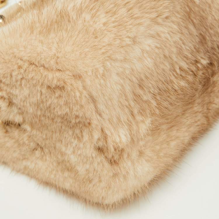 Louis Vuitton Mink Fur Nano Speedy Bag – Monogram Chain
