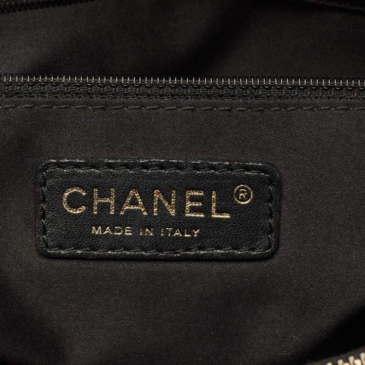 Chanel Black Quilted Caviar Leather GST Grand Shopping Tote