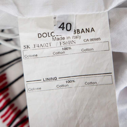 Dolce & Gabbana Multicolor Floral High Waist Cotton Skirt – Size S