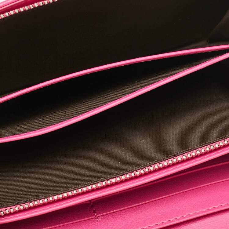 Dior Pink Leather Wallet