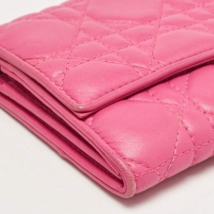 Dior Pink Leather Wallet
