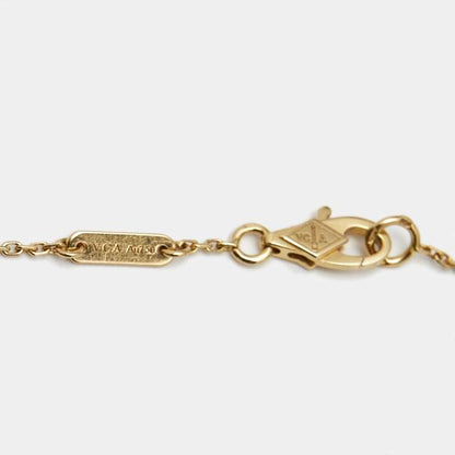 Van Cleef & Arpels Frivole Diamond 18k Yellow Gold Mini Bracelet