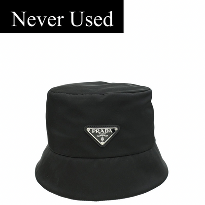 Prada x Adidas Black Re-Nylon Bucket Hat