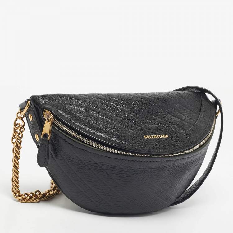 Balenciaga Leather Souvenir Belt Bag