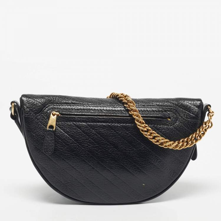 Balenciaga Leather Souvenir Belt Bag