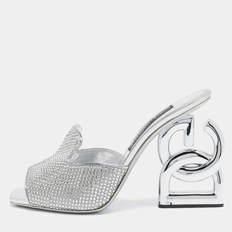 Dolce & Gabbana Crystal Sandals 41