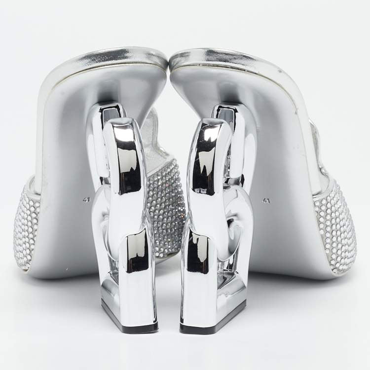 Dolce & Gabbana Crystal Sandals 41