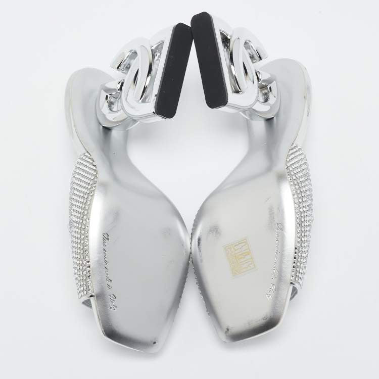 Dolce & Gabbana Crystal Sandals 41