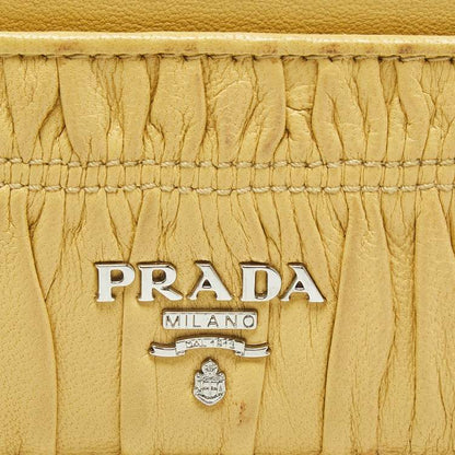 Prada Yellow Card Holder