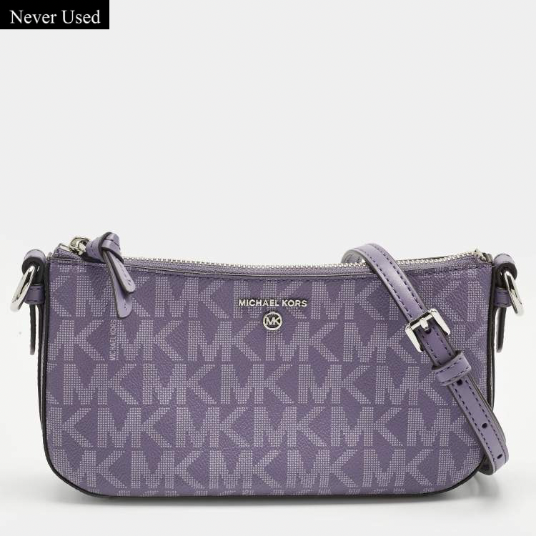 Michael Kors Lilac Signature Crossbody Bag