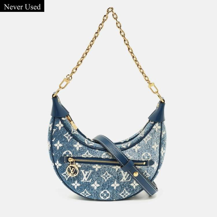Louis Vuitton Bleu Monogram Denim Loop Bag