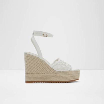 Aldo White Wedge Sandals – Size 40 - 41