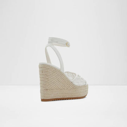 Aldo White Wedge Sandals – Size 40 - 41