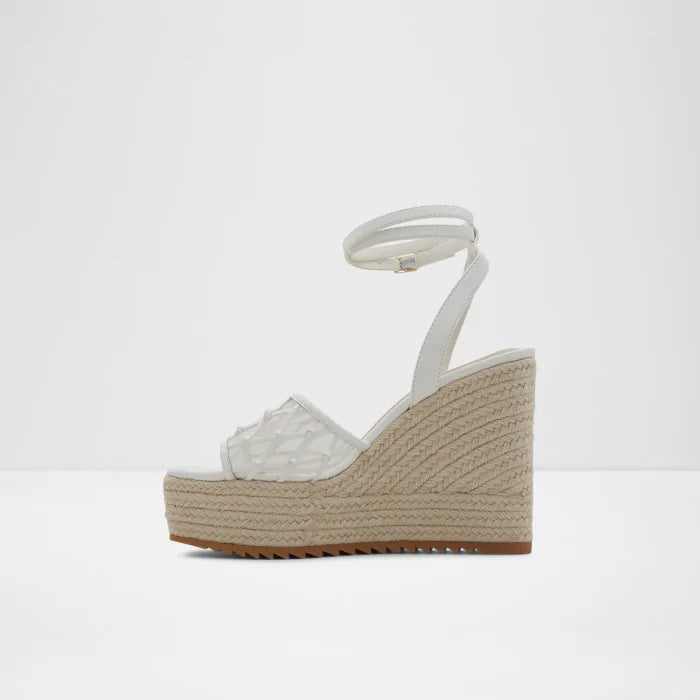 Aldo White Wedge Sandals – Size 40 - 41