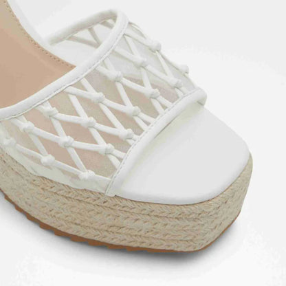 Aldo White Wedge Sandals – Size 40 - 41